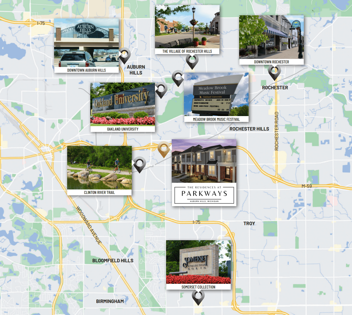 the residences at parkways map POI v1